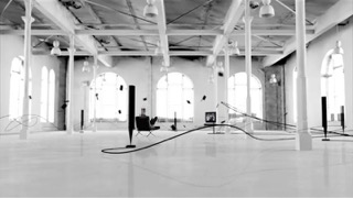 Collider's suspended chair installation for the Target campaign, still 2